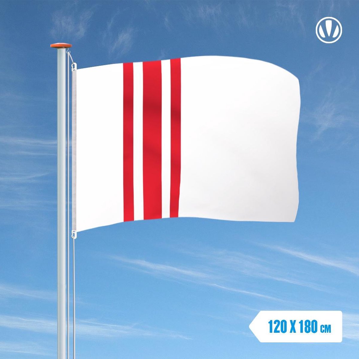 Vlag Oisterwijk 120x180cm