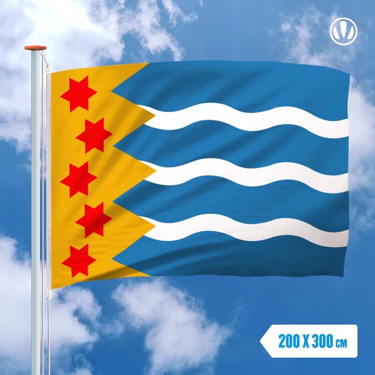 Vlag Oldambt 200x300cm