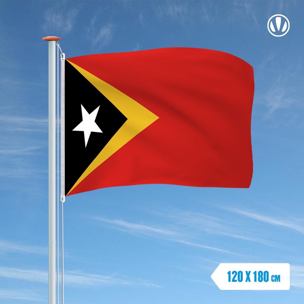 Vlag Oost-Timor 120x180cm