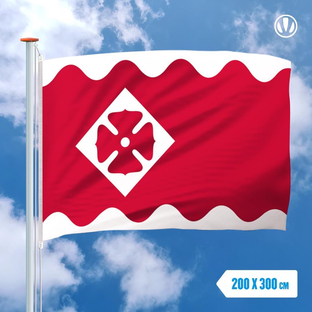 Vlag Oudewater 200x300cm