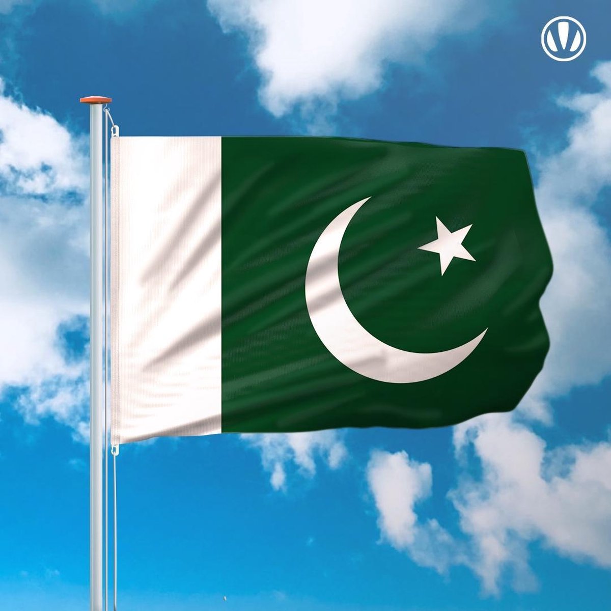 Vlag Pakistan 150x225cm