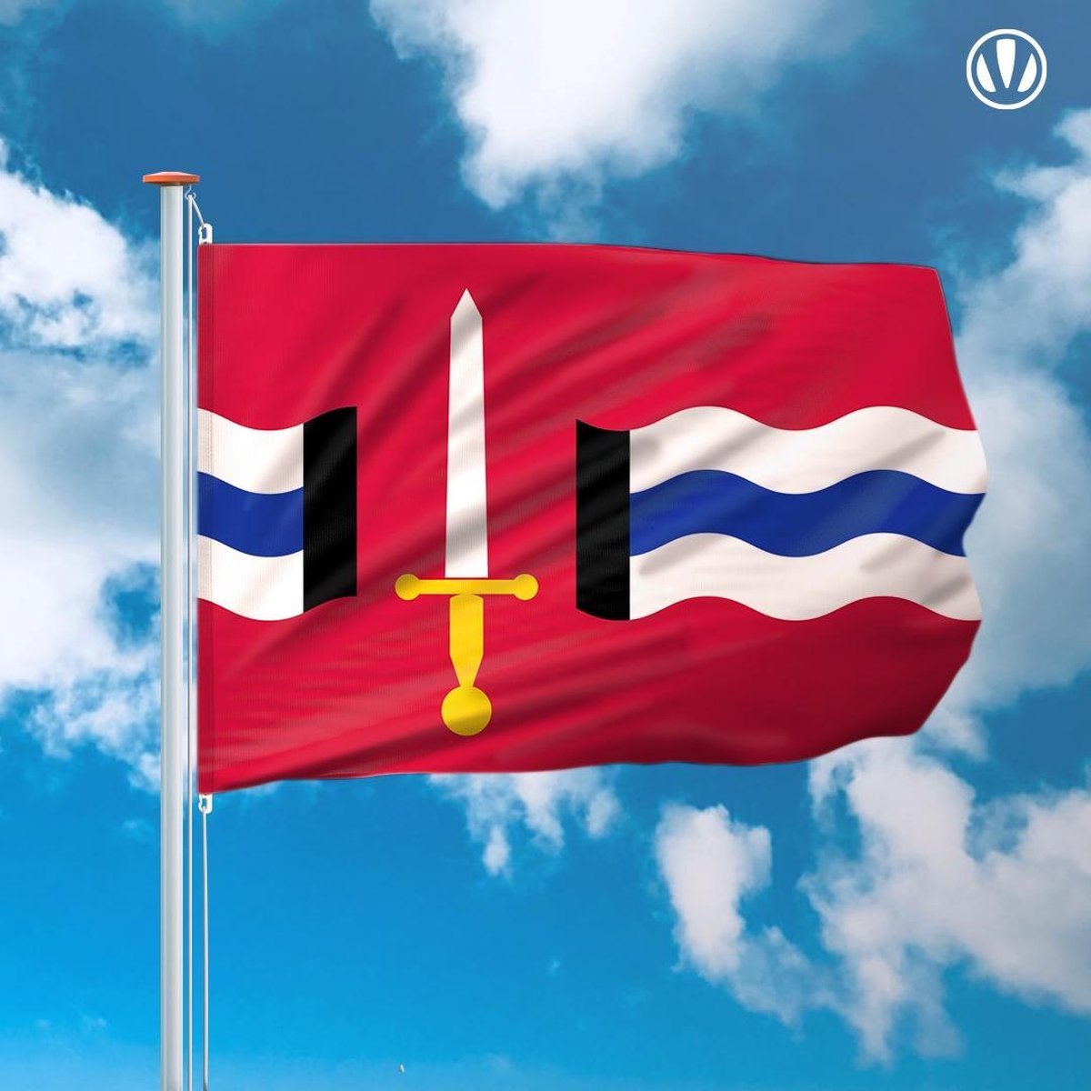 Vlag Reimerswaal 150x225cm