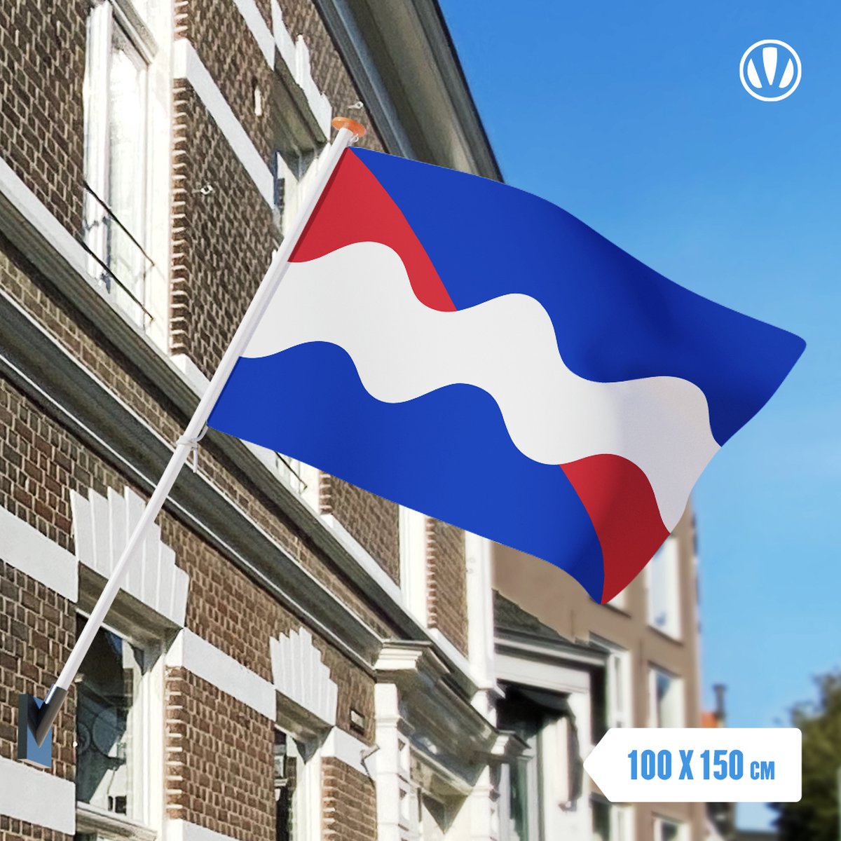 Vlag Roerdalen 100x150cm