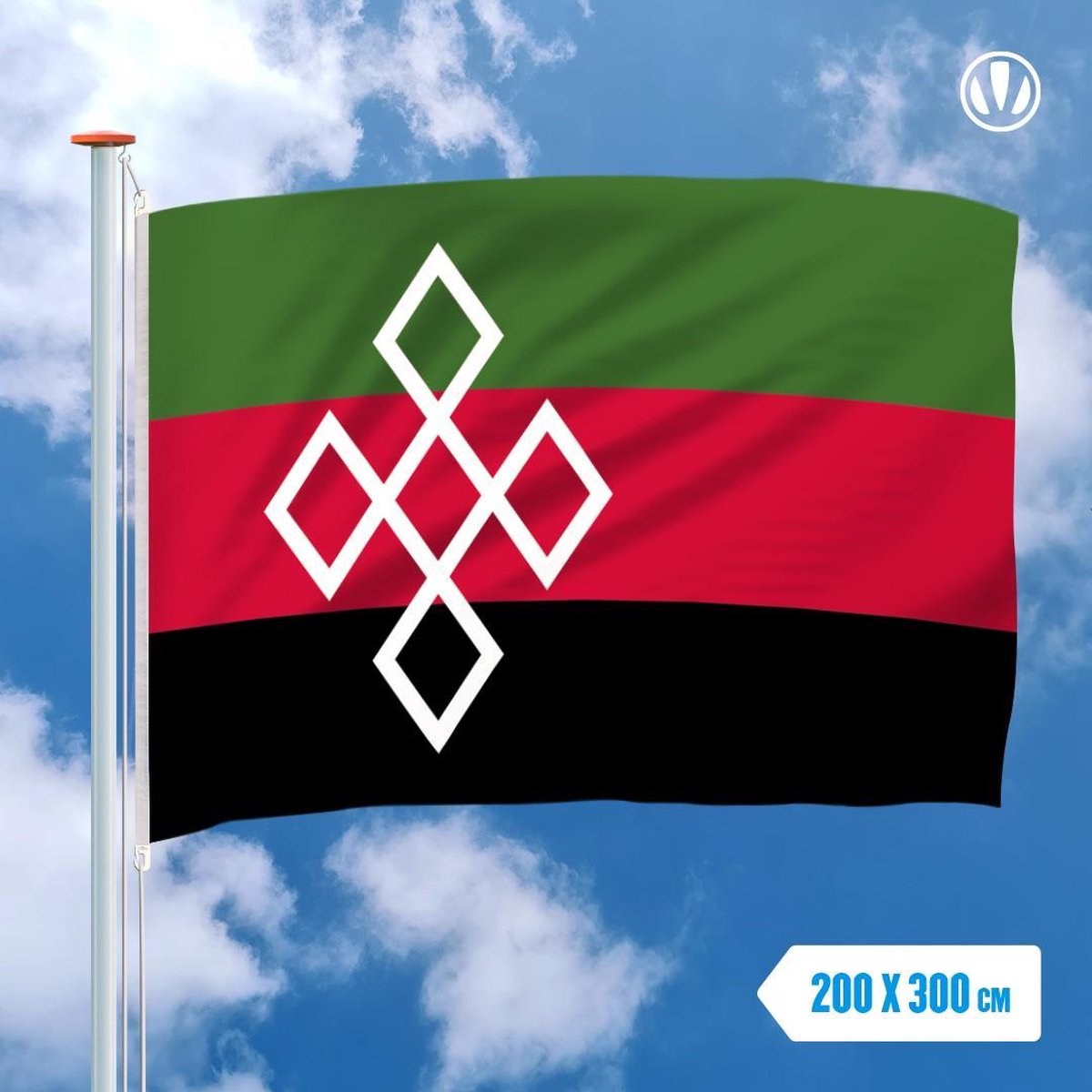 Vlag Rucphen 200x300cm