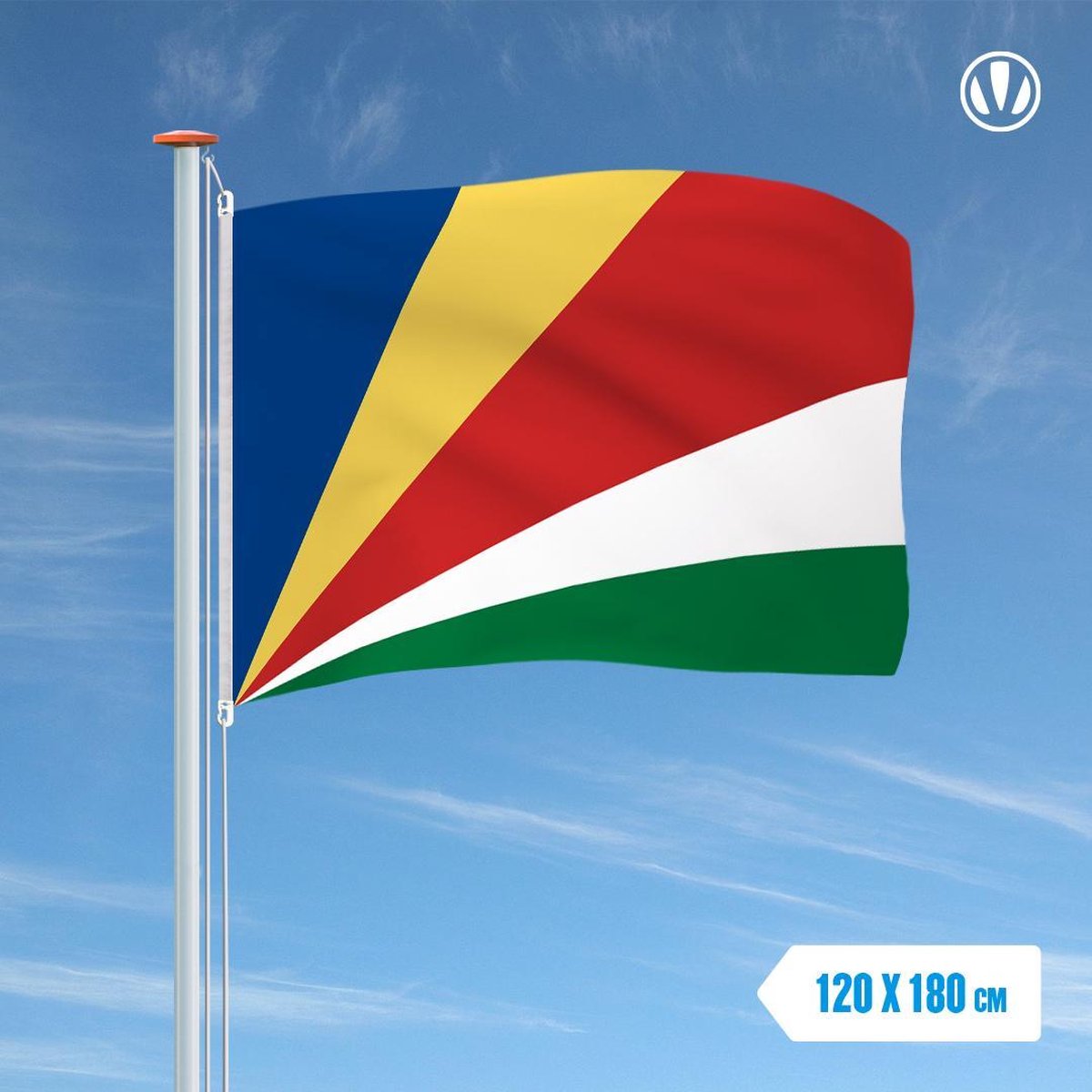 Vlag Seychellen 120x180cm