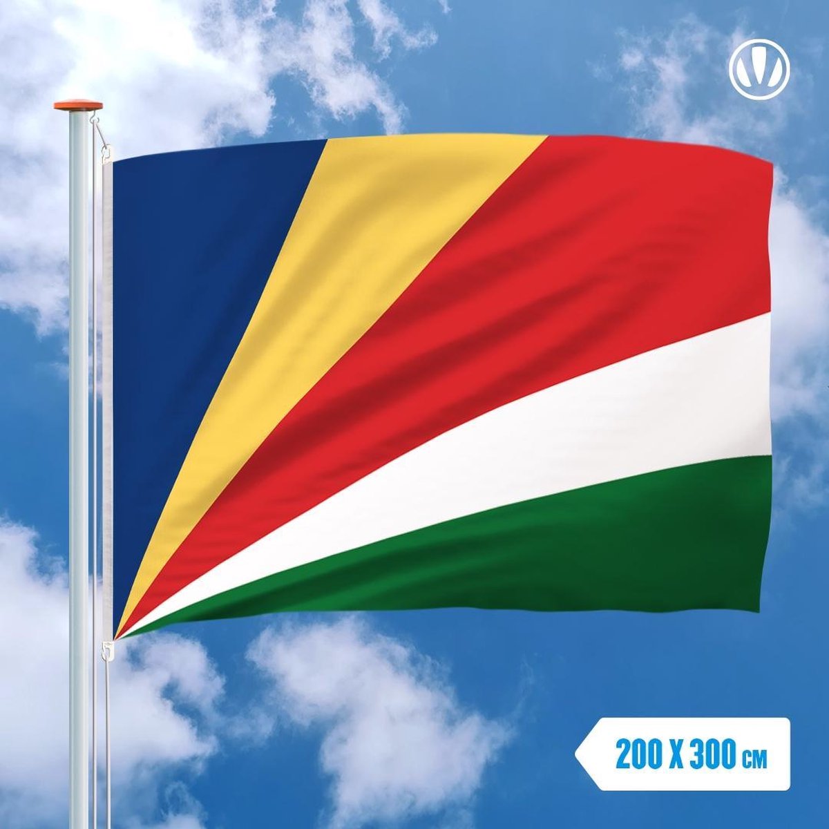 Vlag Seychellen 200x300cm