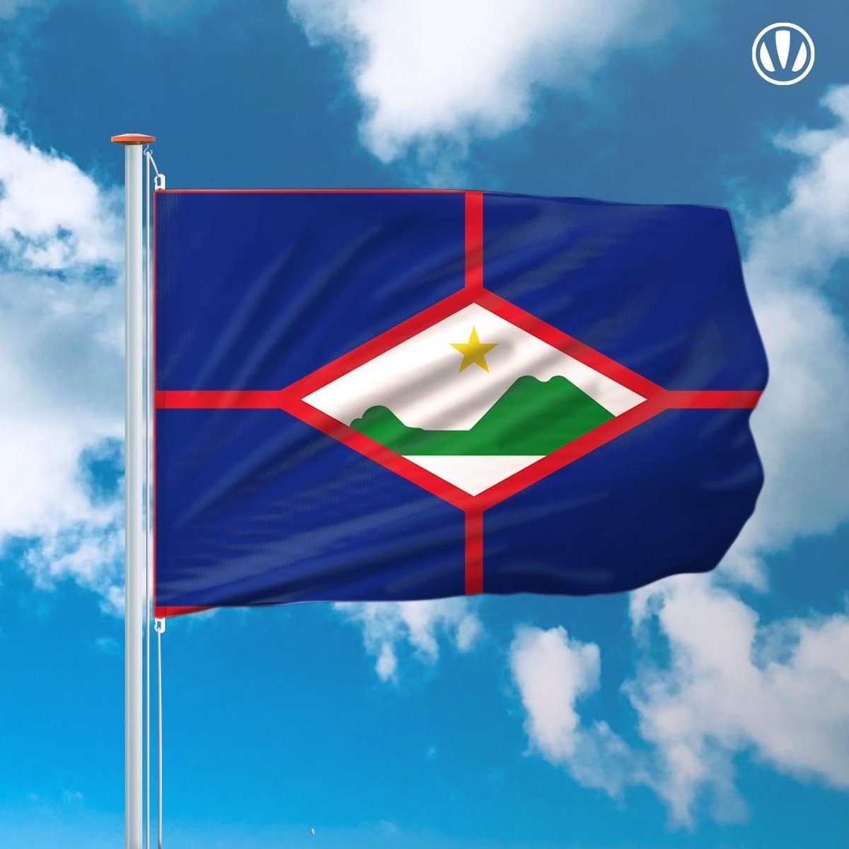 Vlag Sint Eustatius 150x225 cm