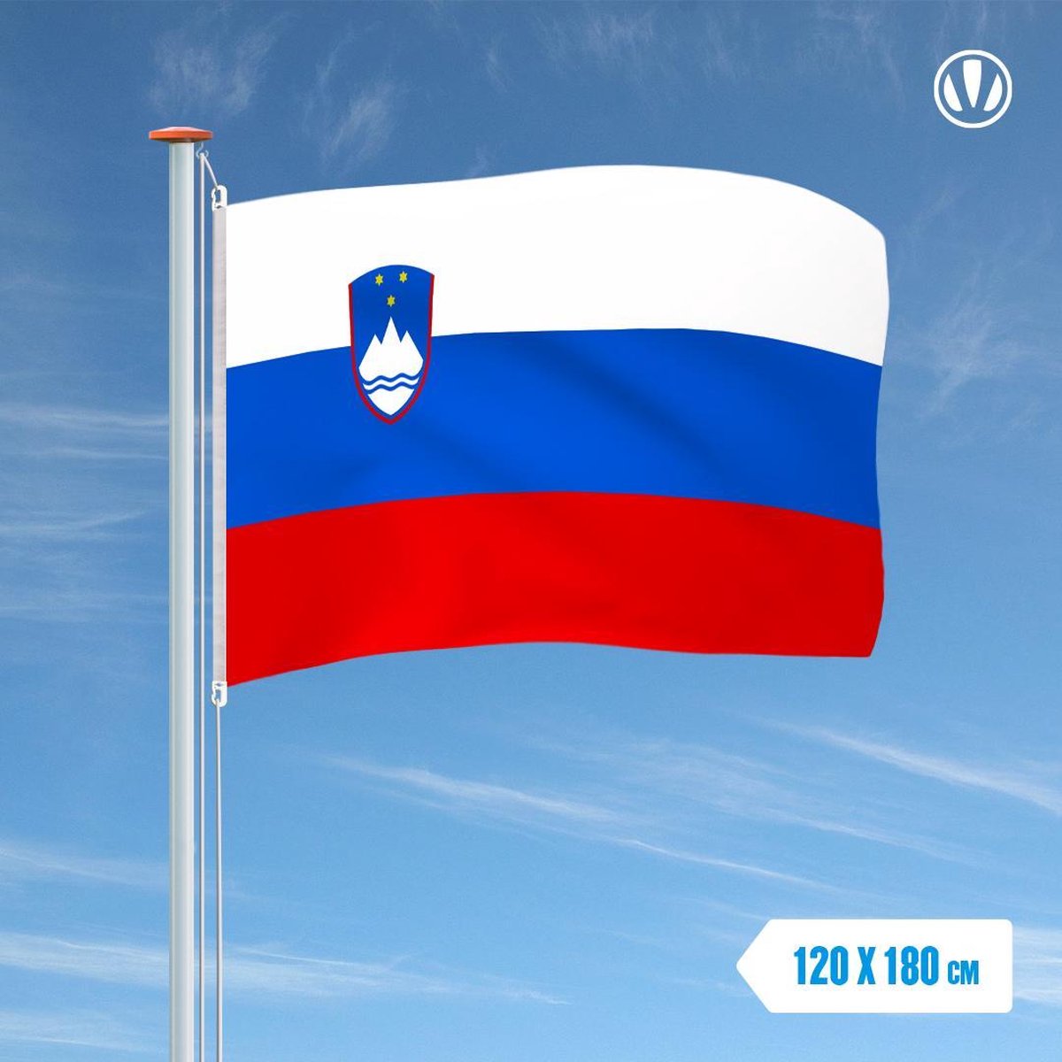 Vlag Slovenie 120x180cm