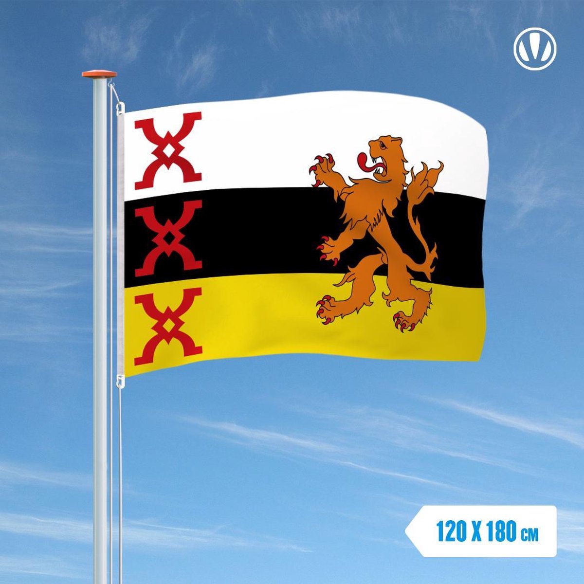 Vlag Someren 120x180cm