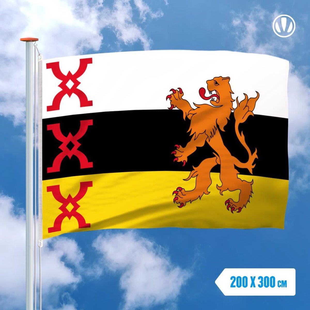 Vlag Someren 200x300cm