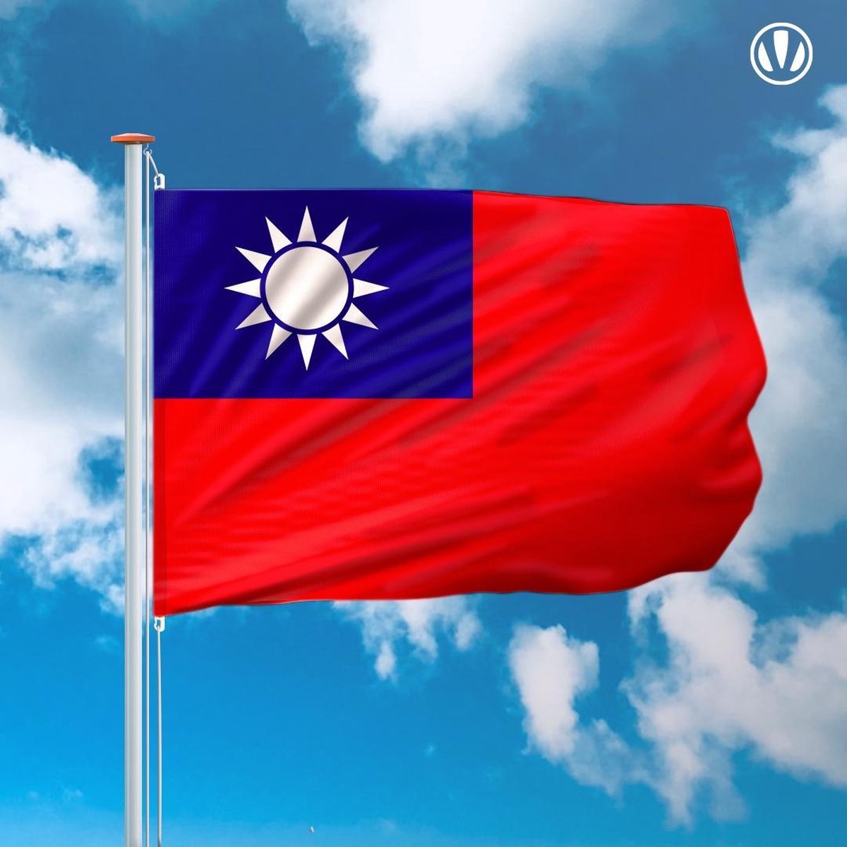 Vlag Taiwan 150x225cm