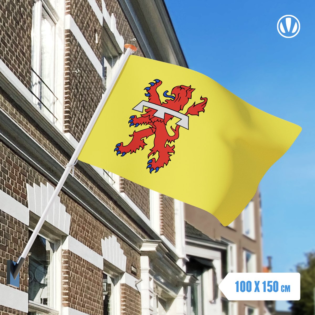 Vlag Teylingen 100x150cm