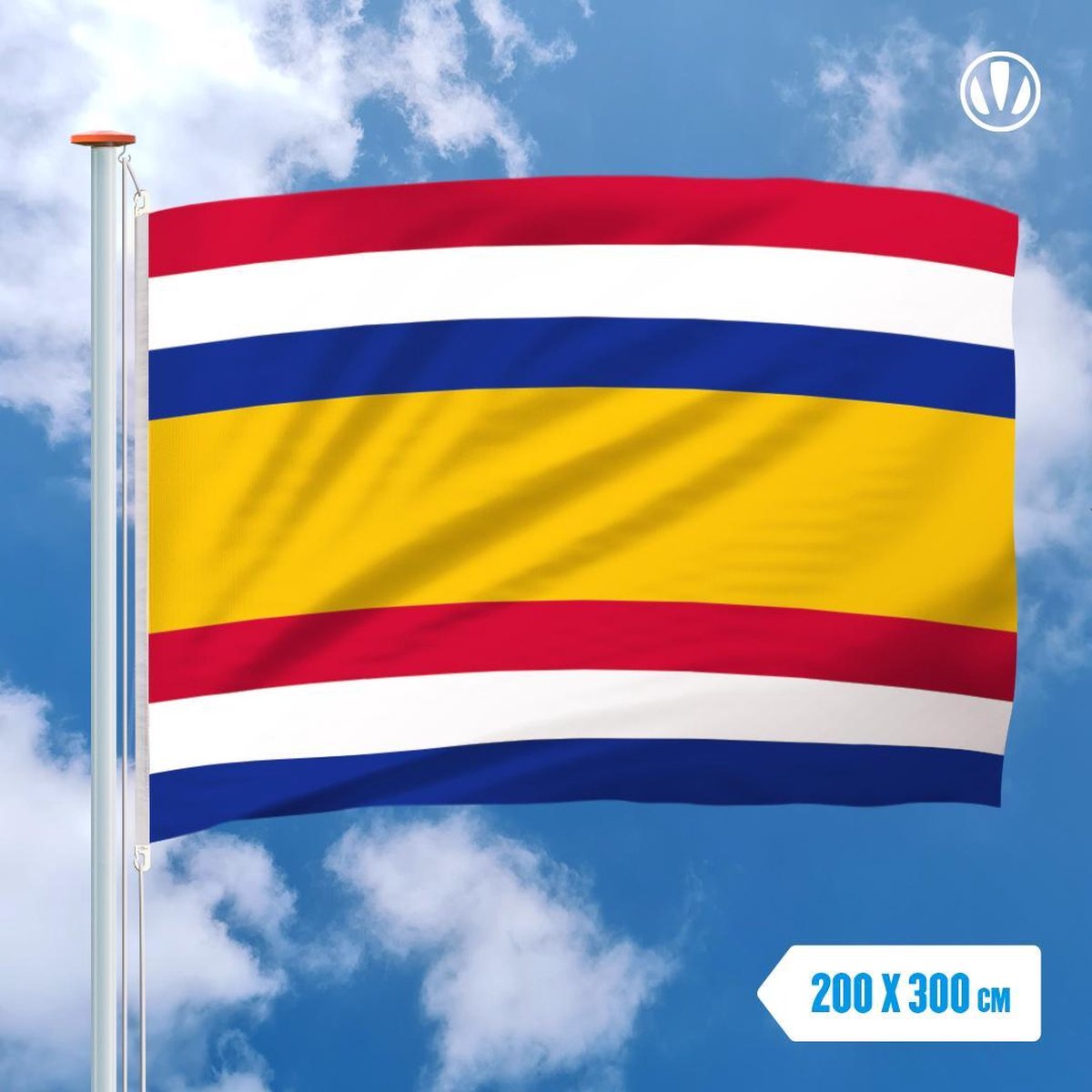 Vlag Tholen 200x300cm