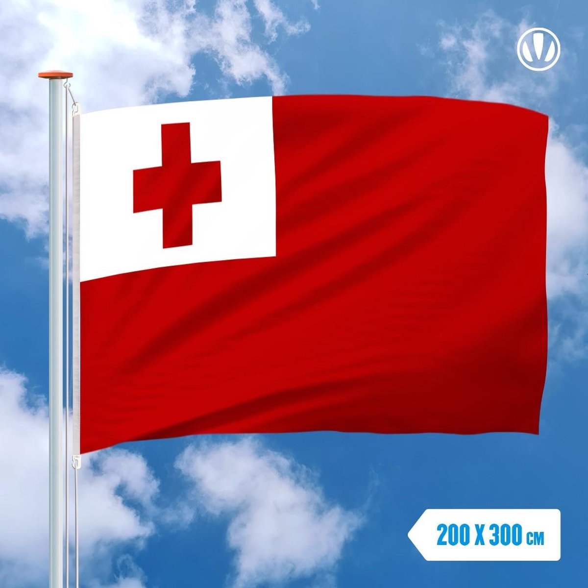 Vlag Tonga 200x300cm