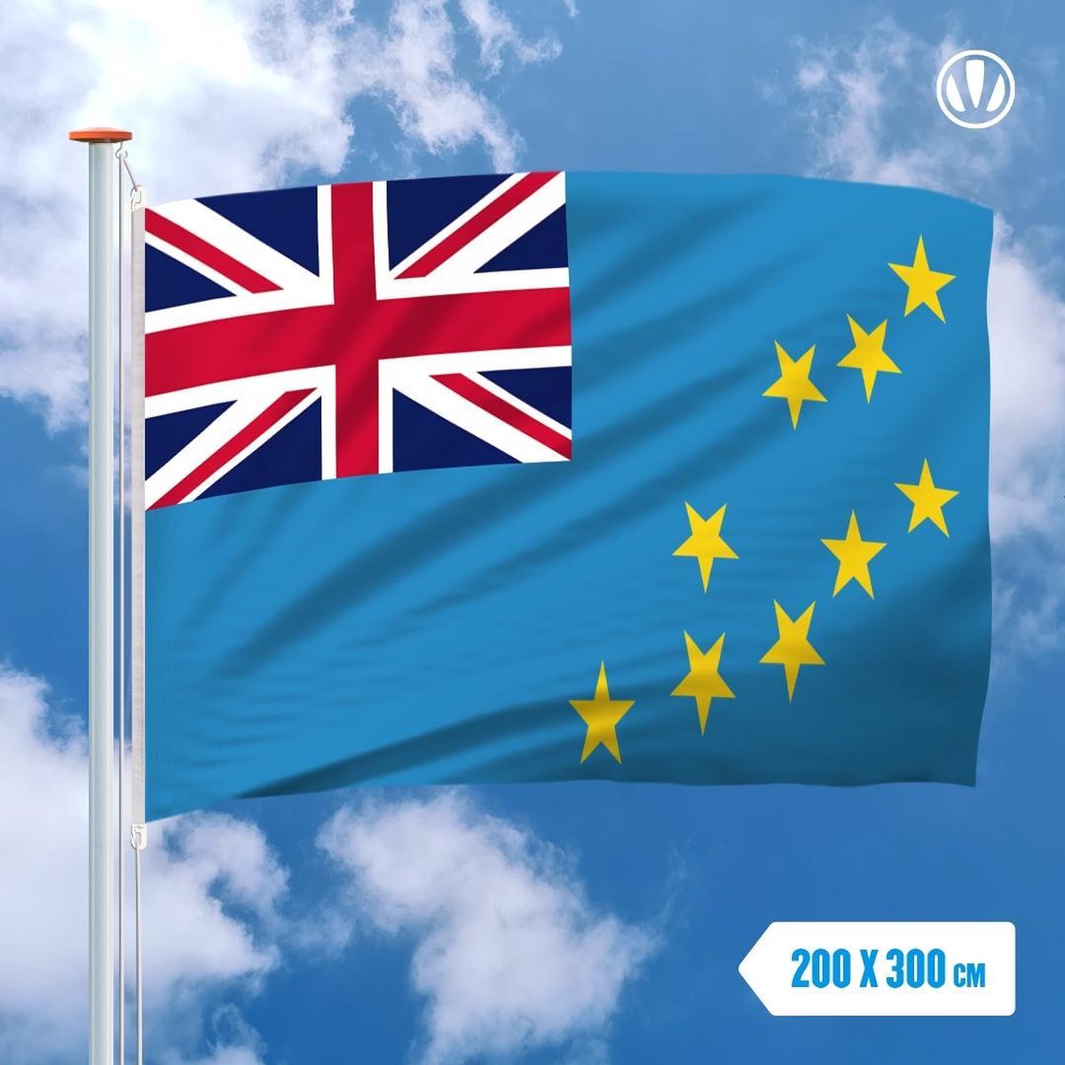 Vlag Tuvalu 200x300cm