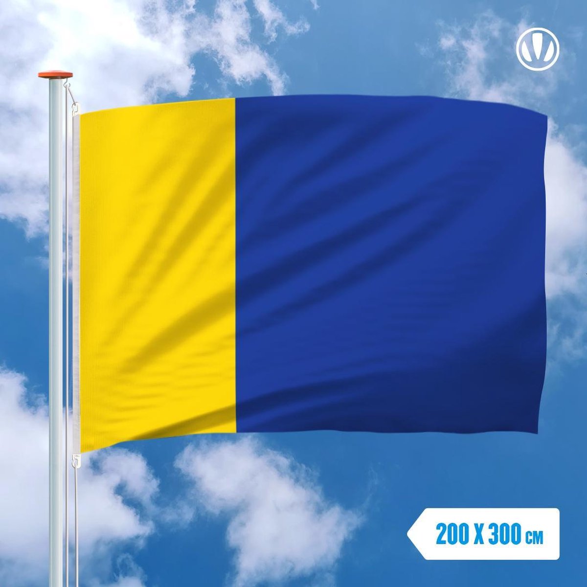 Vlag Uden 200x300cm