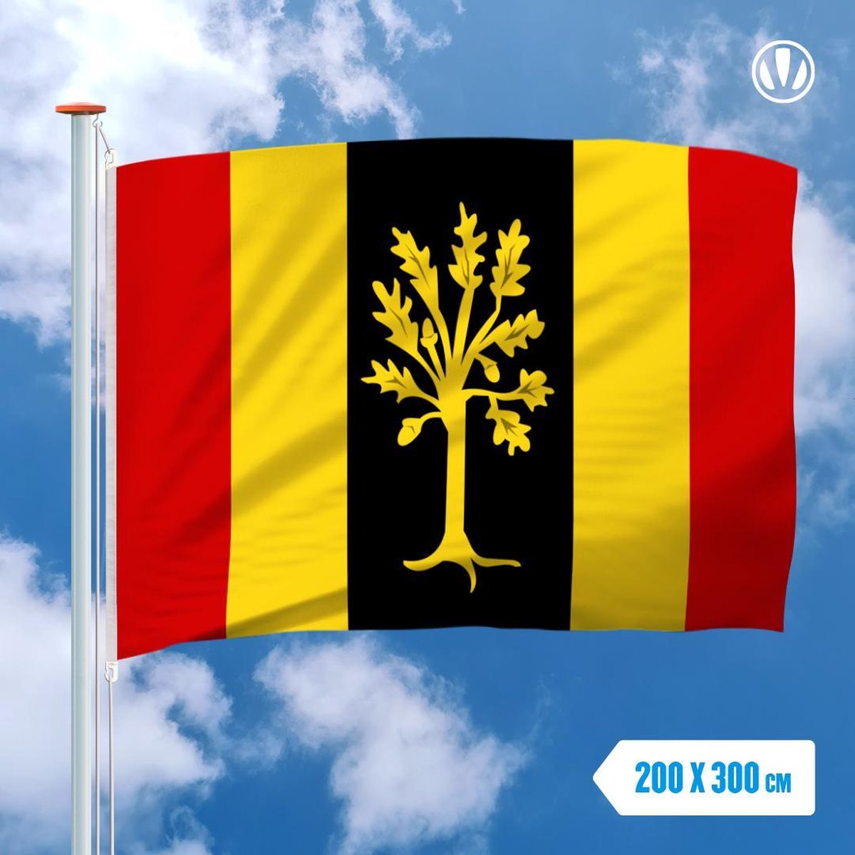 Vlag Waalwijk 200x300cm