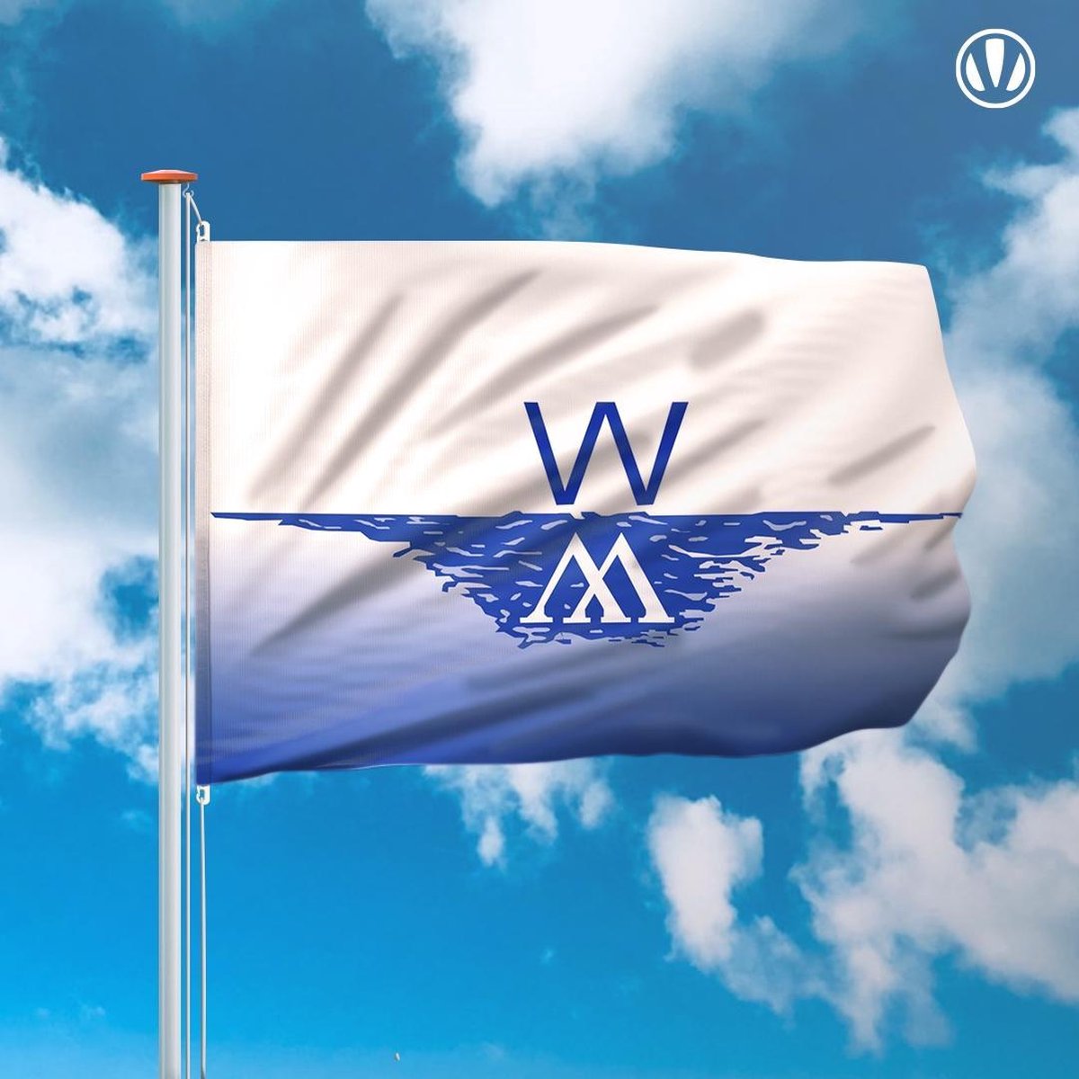 Vlag Waterland 150x225cm