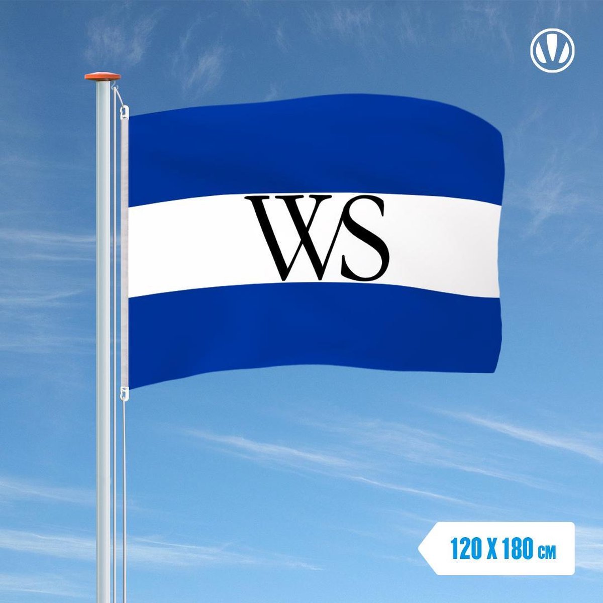 Vlag Weesp 120x180cm