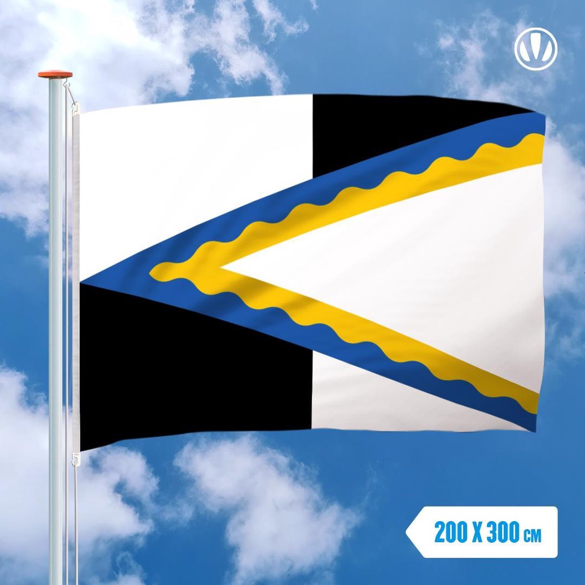 Vlag Westervoort 200x300cm