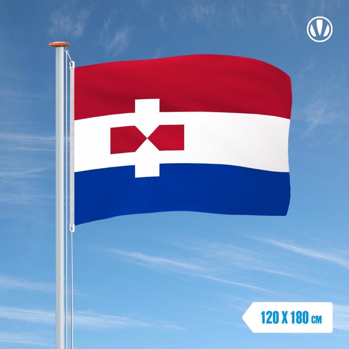 Vlag Zaanstad 120x180cm