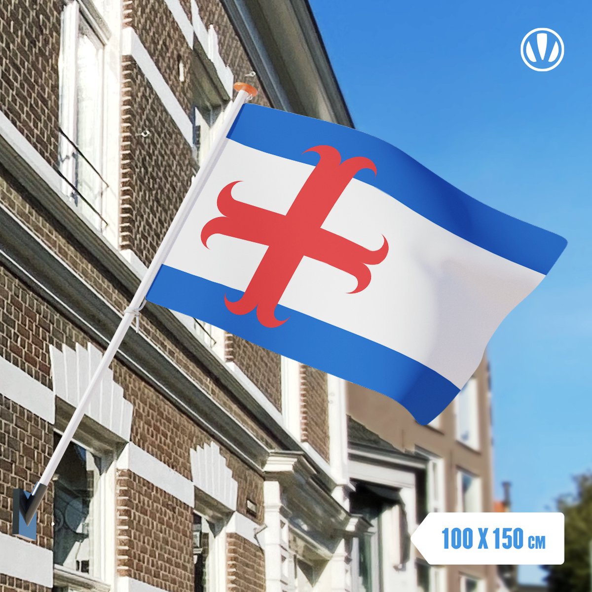 Vlag Zutphen 100x150cm