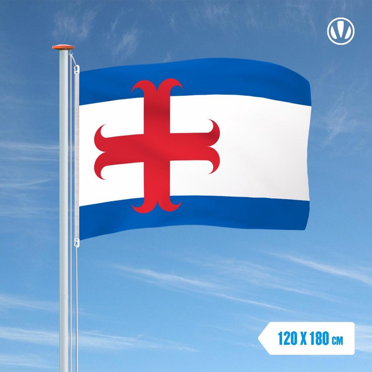 Vlag Zutphen 120x180cm