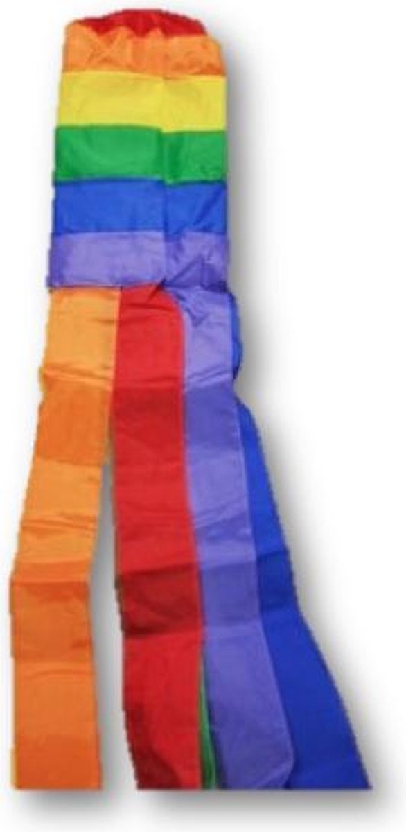 Windsock Regenboog 150cm