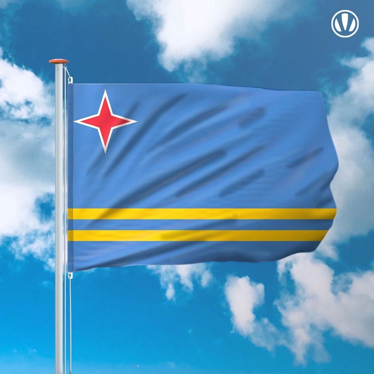 vlag Aruba 150x225cm