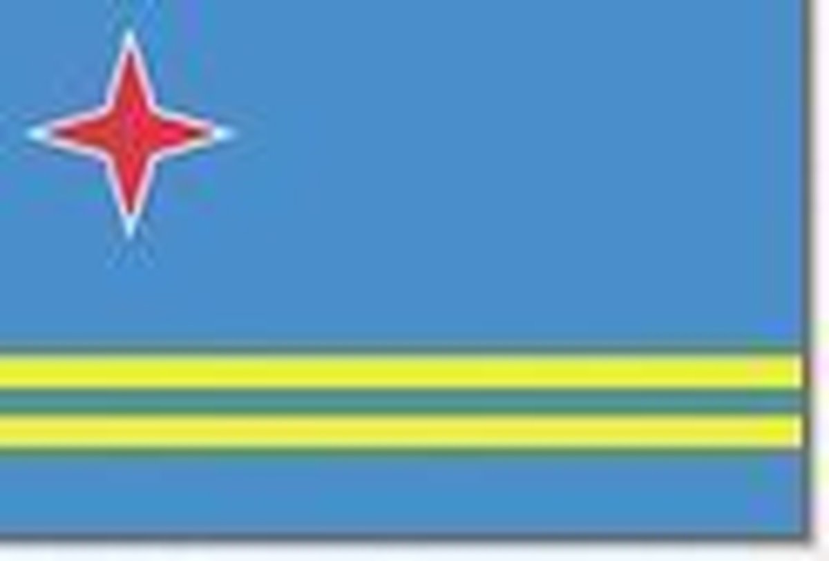 vlag Aruba 30x45cm