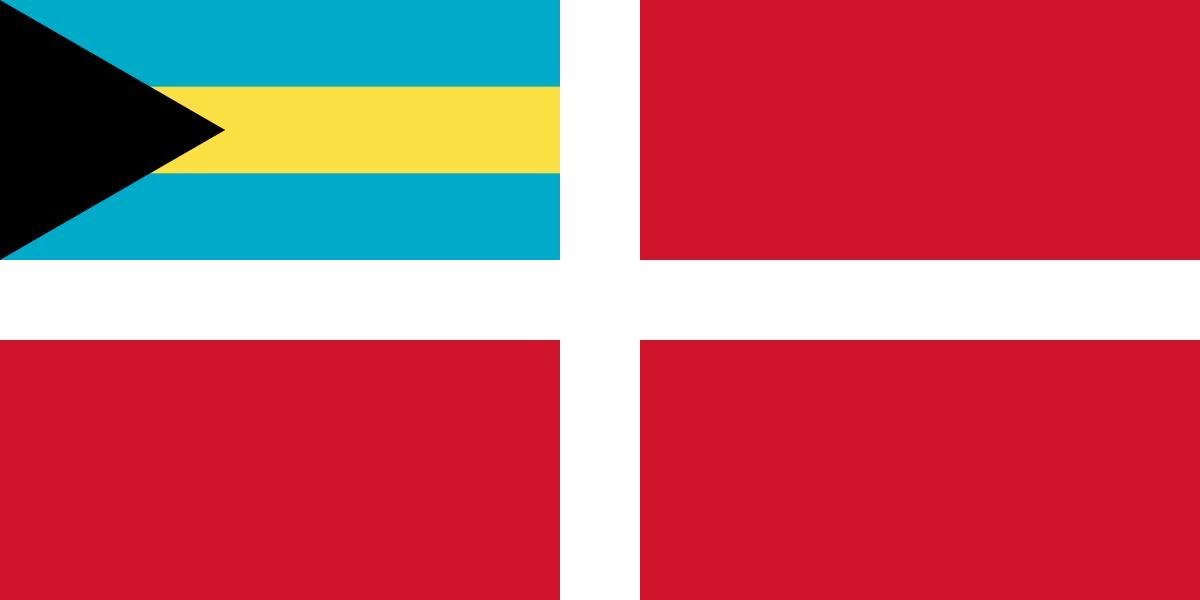 vlag Bahamas koopvaardij 100x150cm - Spun