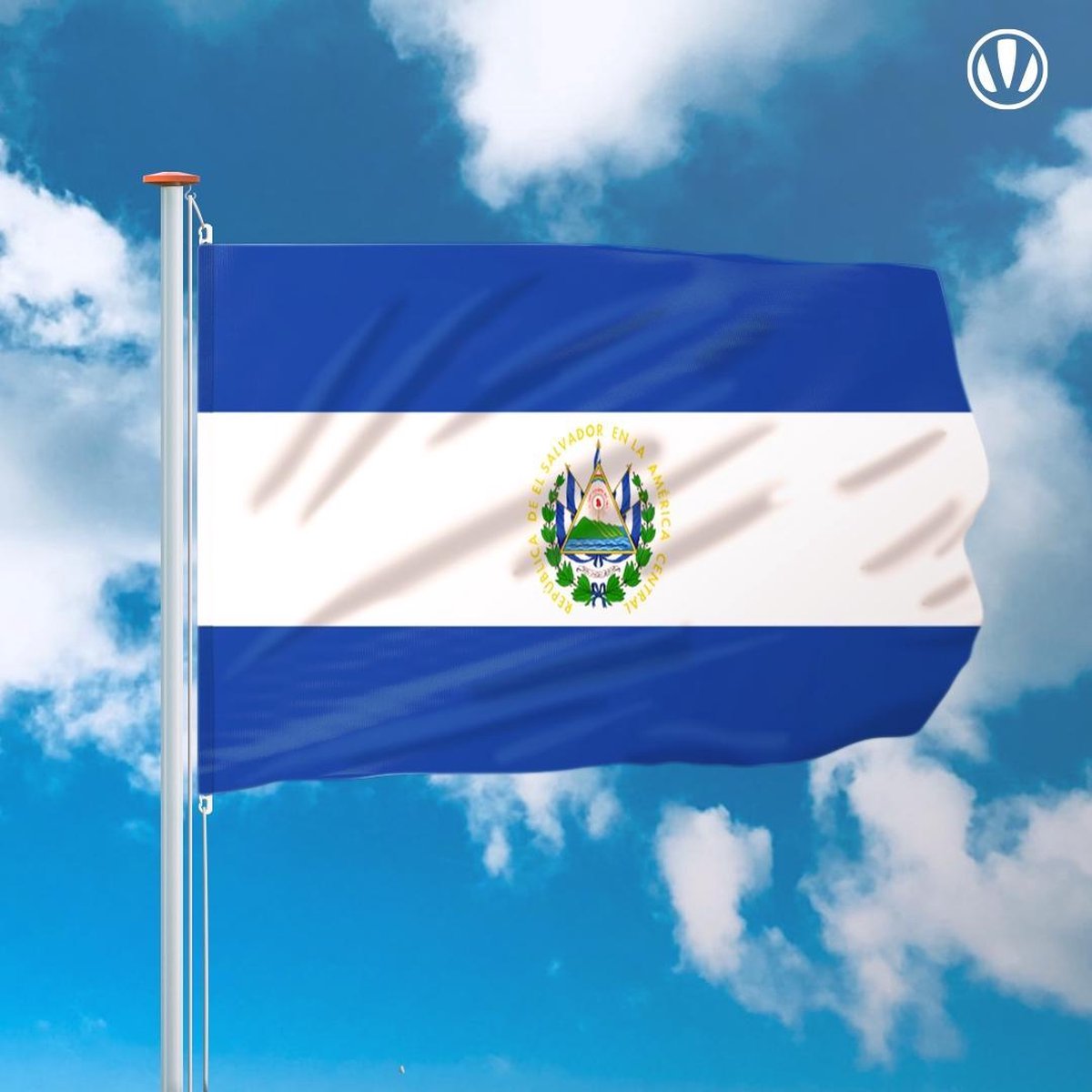 vlag El Salvador 150x225cm