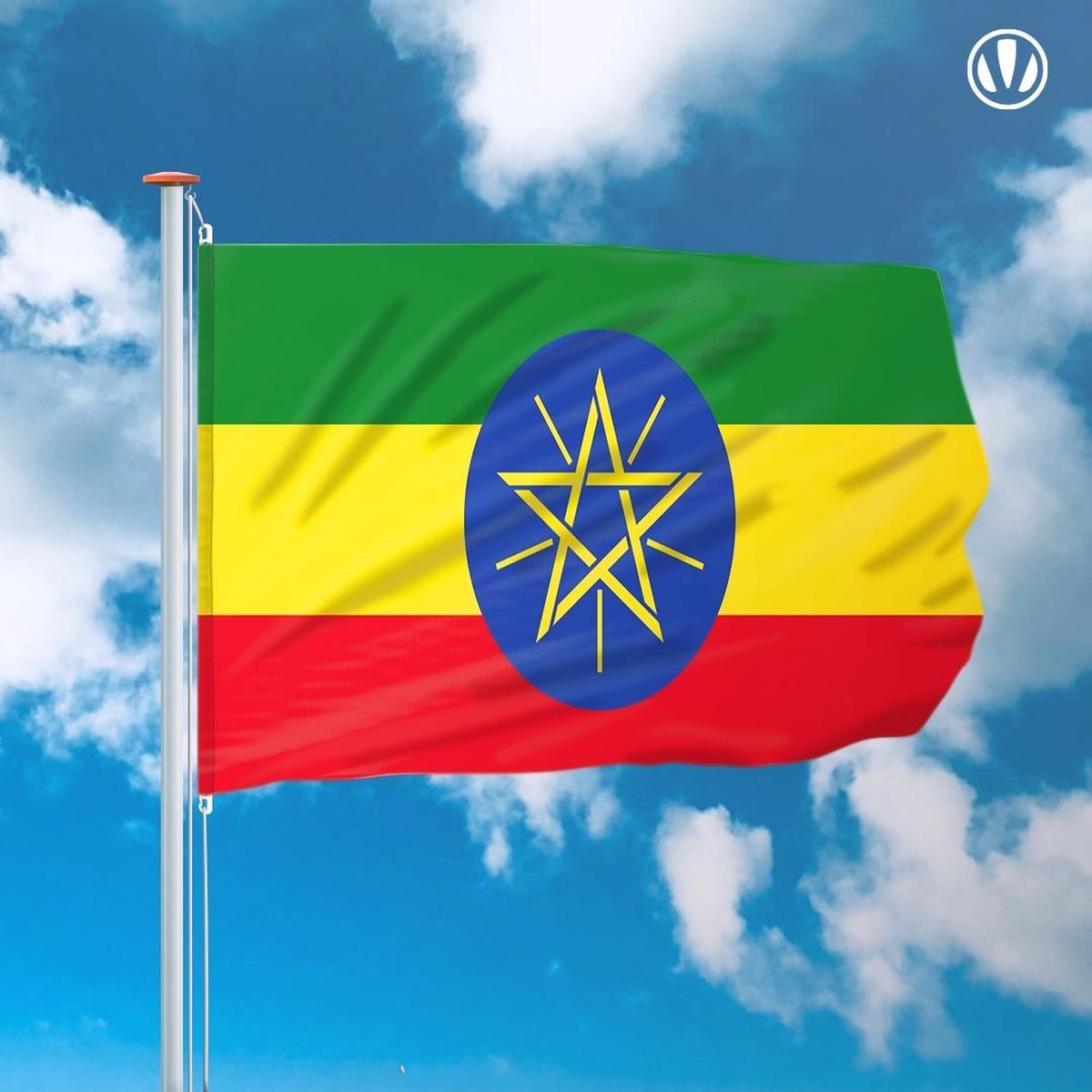 vlag Ethiopië 150x225cm