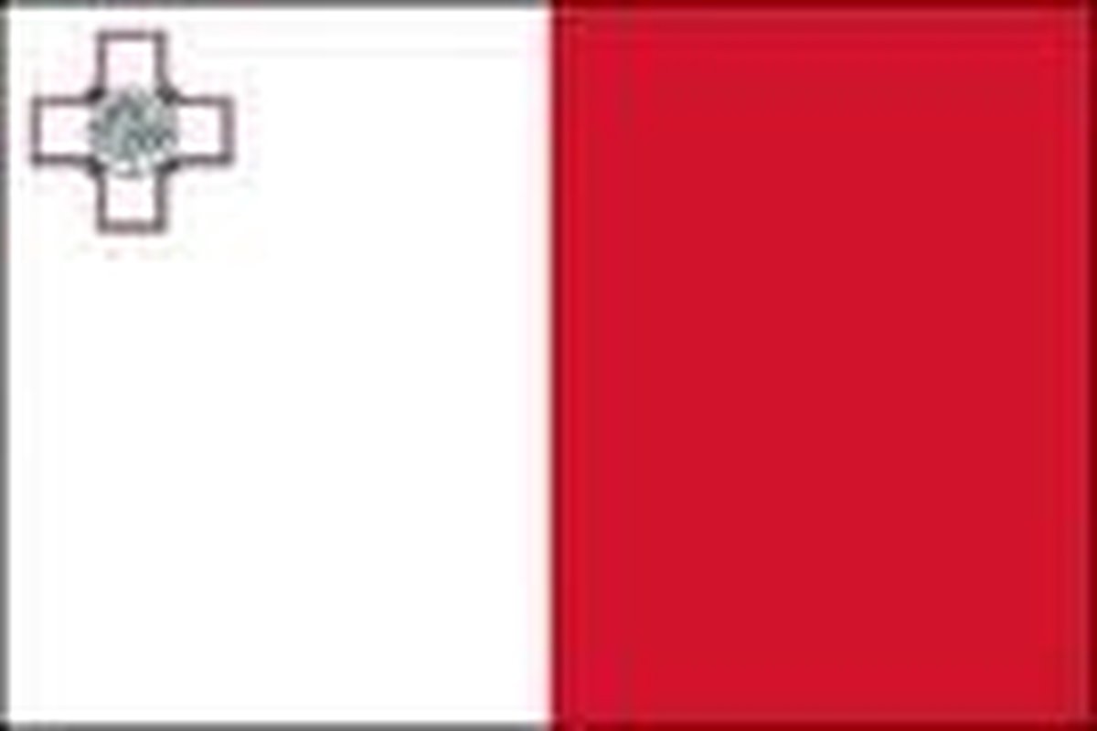 vlag Malta 50x75cm