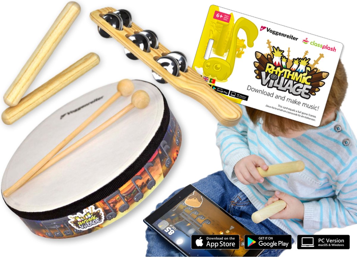 Voggenreiter/Classplash Rhythmic Village Percussion Set - Educatief