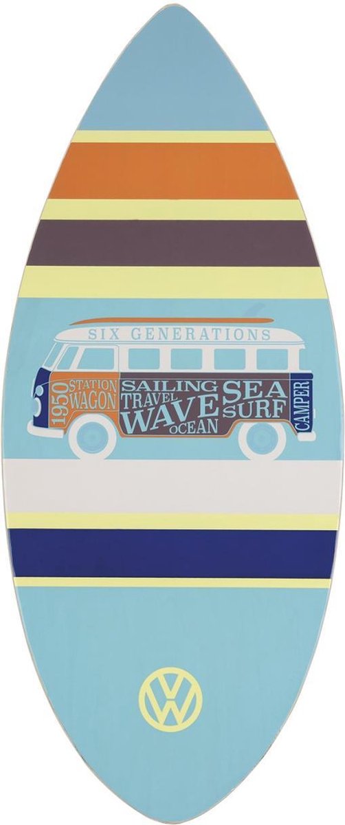 VW T1 Bus Skimboard (104 cm) - lichtblauw