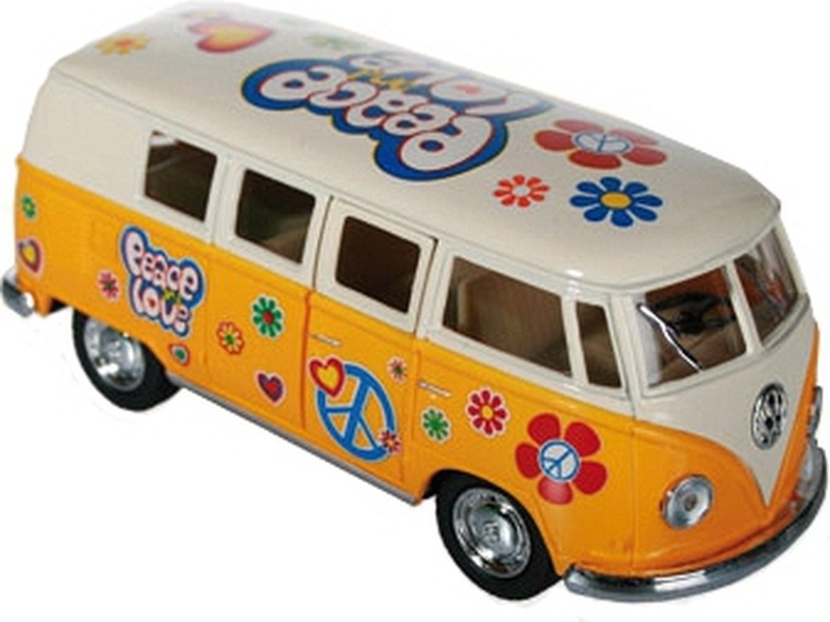 VW model busje rood