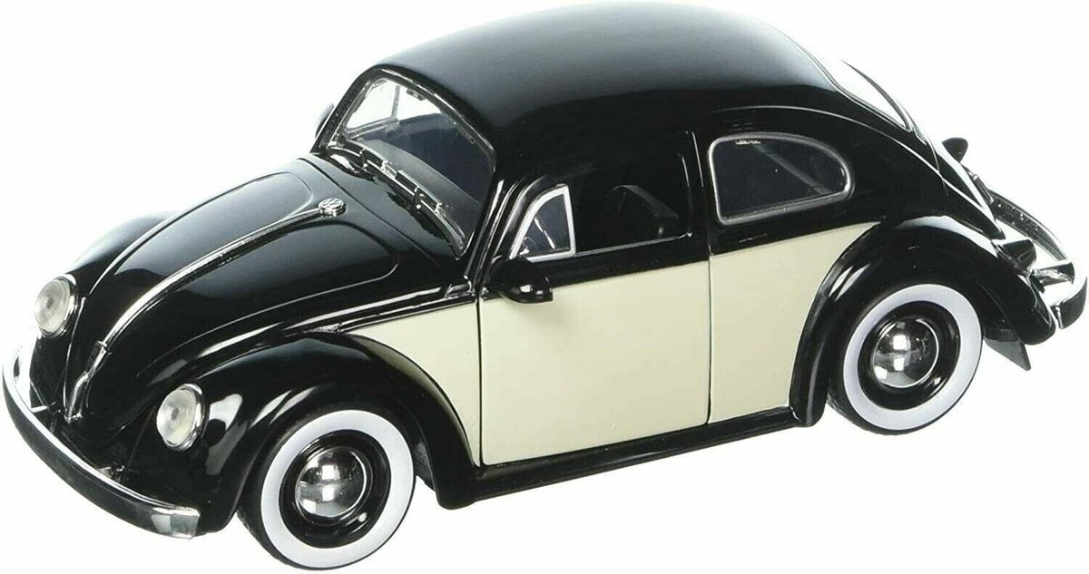 Volks Wagen Volkswagen Beetle 1959 Black/Cream