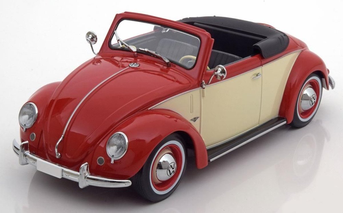 Volks Wagen Volkswagen Beetle Cabrio Hebmueller 1949 Red/Creme