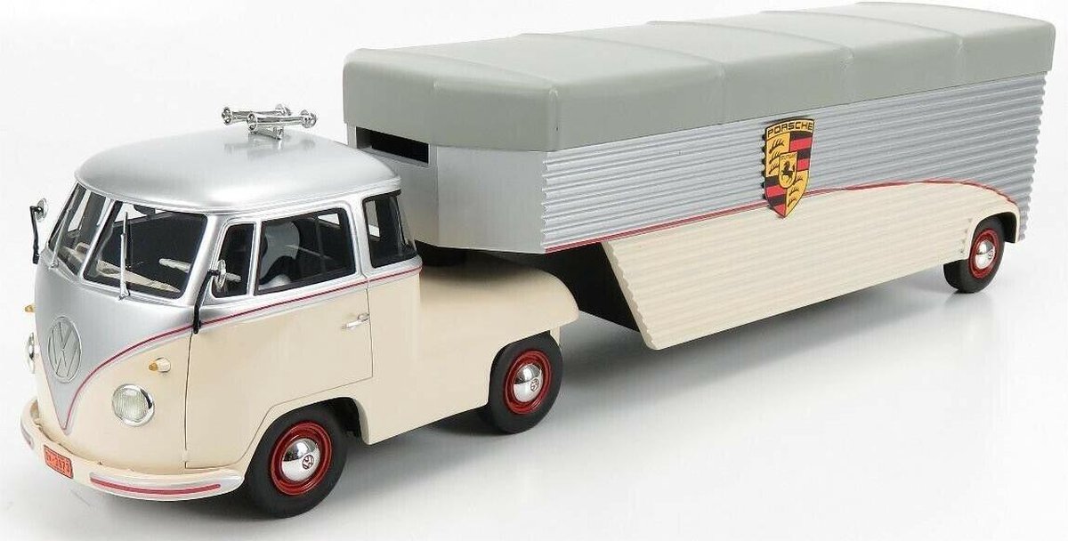 Volks Wagen Volkswagen T1B with Porsche Car Transporter 1962