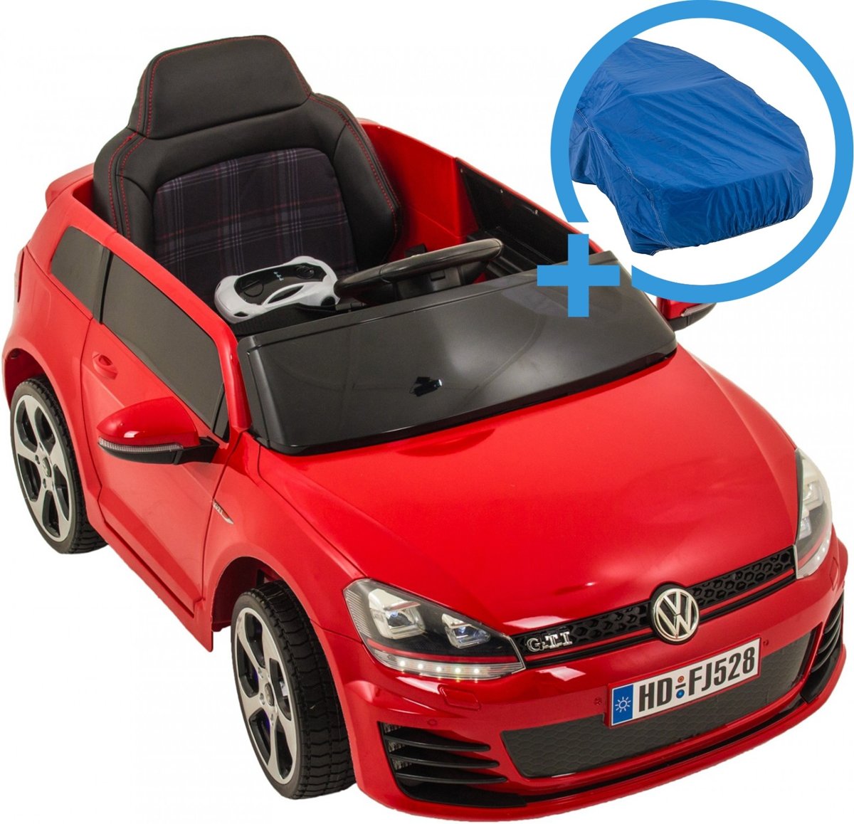 Volkswagen Golf GTI kinderauto rood