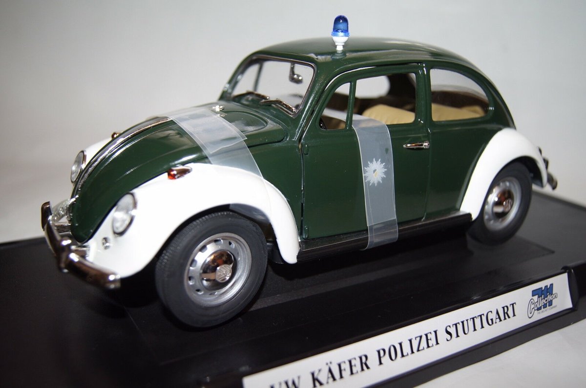 Volkswagen Käfer Polizei Stuttgart - 1:18 - Collection 711