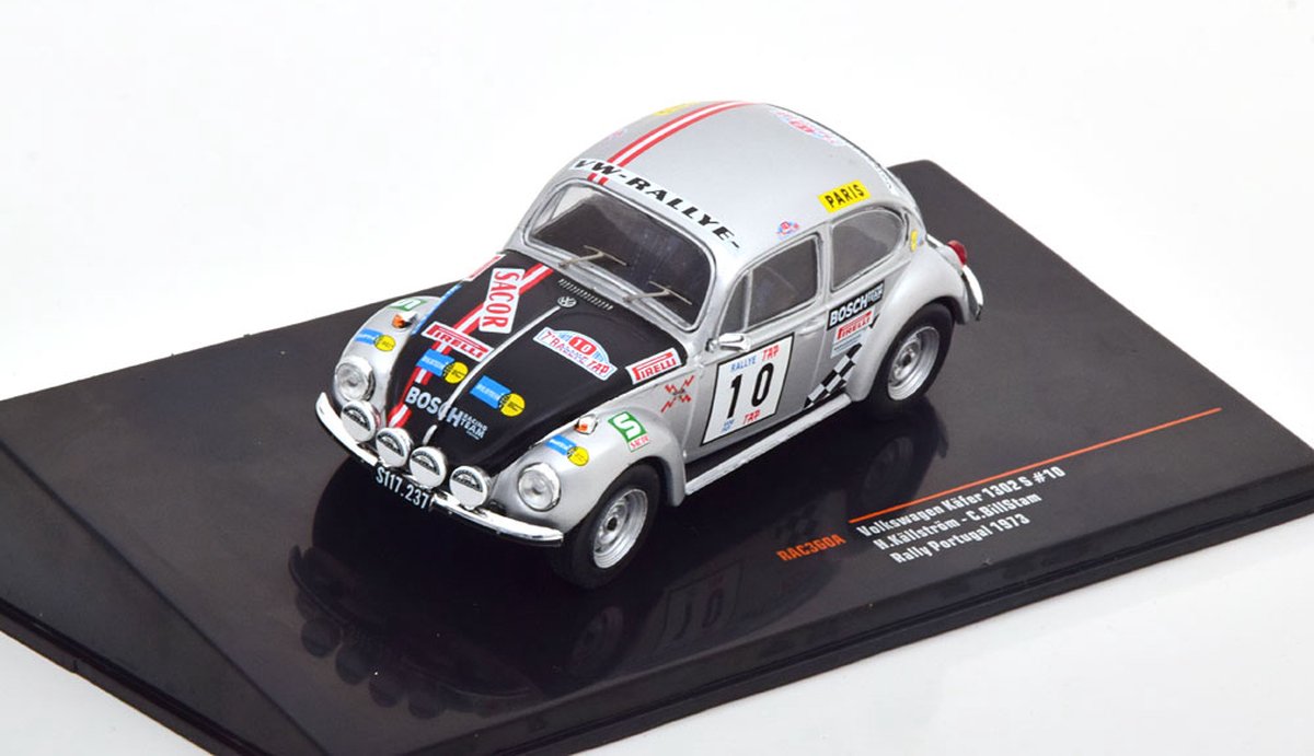 Volkswagen Kever 1302S No.10, Rally Portugal 1973 Källström/BillStam 1-43 Ixo Models