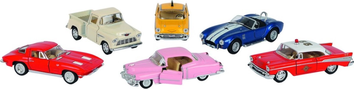 Volkswagen Oldtimer Collectie Geel 12.5 - 13 Cm