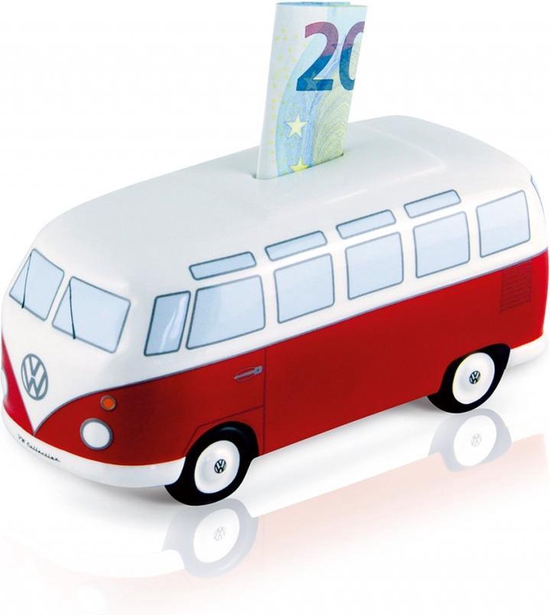 Volkswagen T1 Bus spaarpot Rood