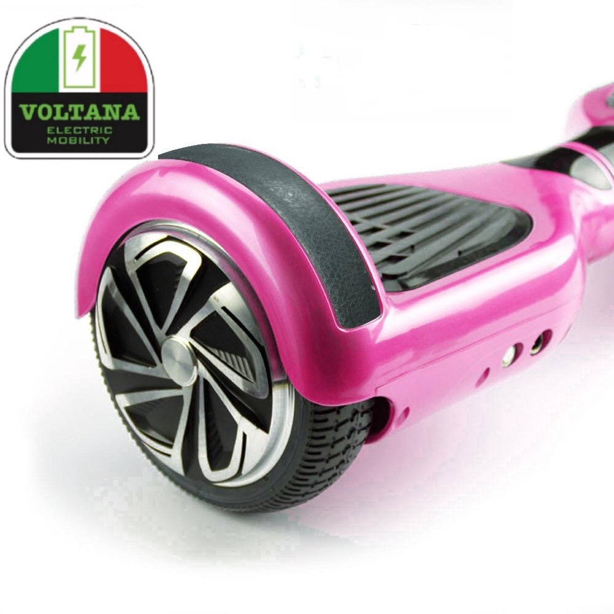 VOLTANA Hoverboard ROSE, TAOTAO, 36V SAMSUNG accu, Led verlichting, Aluminium Design velgen, Rubberen bumpers