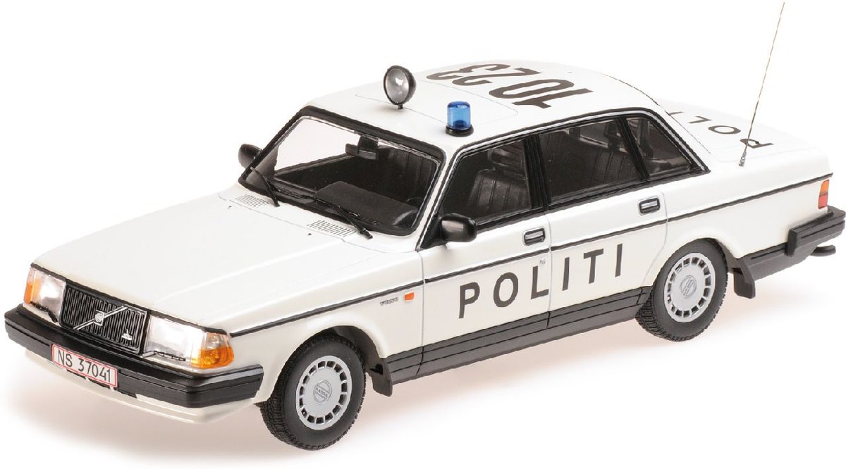 Volvo 240 GL Politi Danmark 1986 - 1:18 - Minichamps