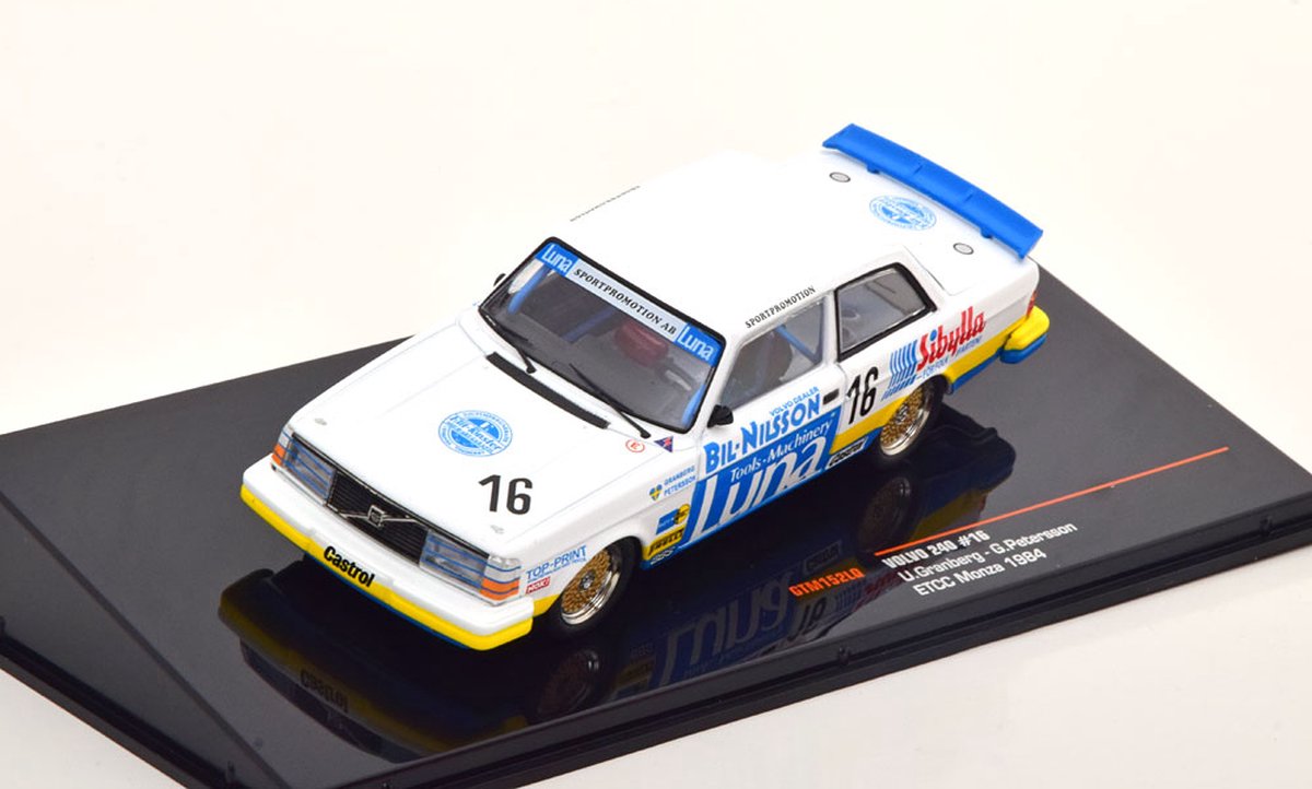 Volvo 240 No.16, ETCC Monza 1984 Granberg/Petersson 1-43 Ixo Models