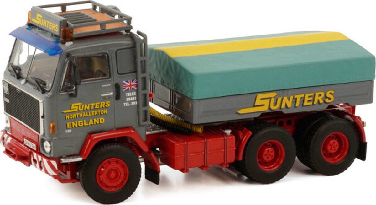 Volvo F89 6x4 + Classic Ballast Box Sunters - 1:50 - WSI Models