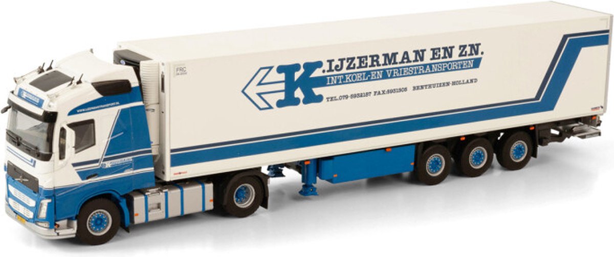 Volvo FH4 Globetrotter XL 4x2 + Reefer Trailer IJzerman Transport - 1:50 - WSI Models